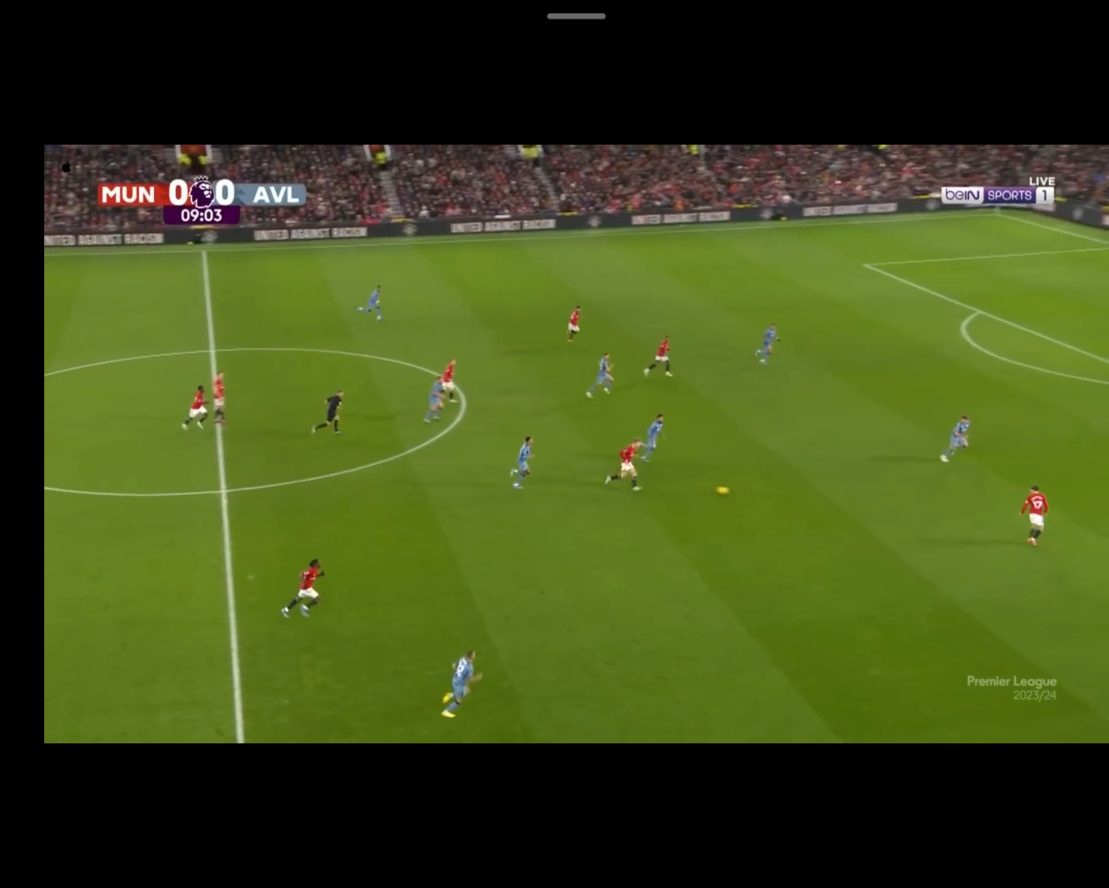 Manchester United vs Aston Villa live